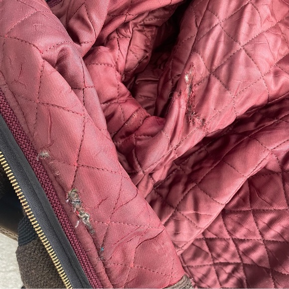 Vintage McGregor 100% Wool Knit Zip Up Coat Jacket Brown Grandpa Mens Size 42 - Picture 9 of 9